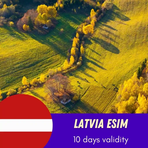 Latvia eSIM 10 Days