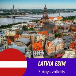 Latvia eSIM 7 Days