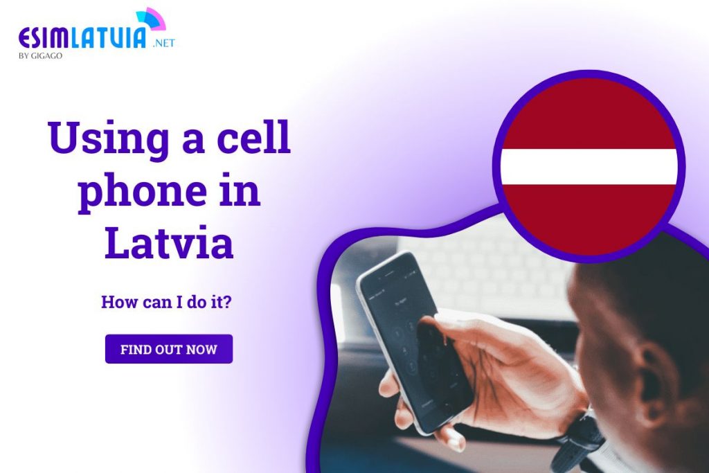 using a cell phone in latvia